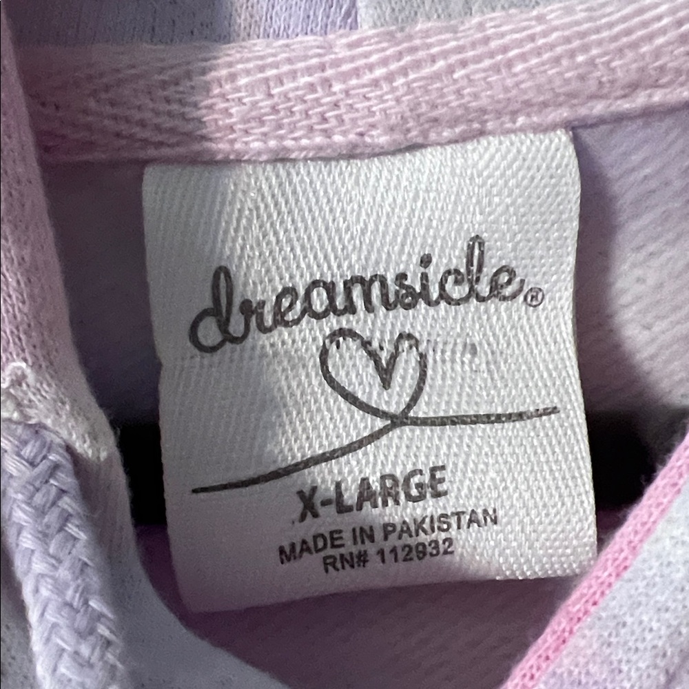 Tie-Dye Pink and Purple Hoodie - Picture 2 of 4